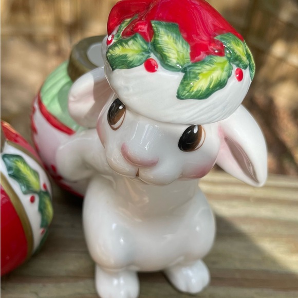 Bunnies Blooms Fritz and Floyd tapered candle holder. With box. - Picture 3 of 5